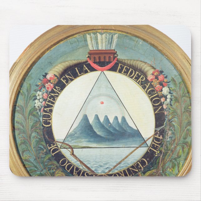 Badge of the Federation of Guatemala Mouse Mat (Front)