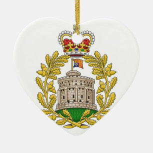 Badge of the House of Windsor Ceramic Tree Decoration