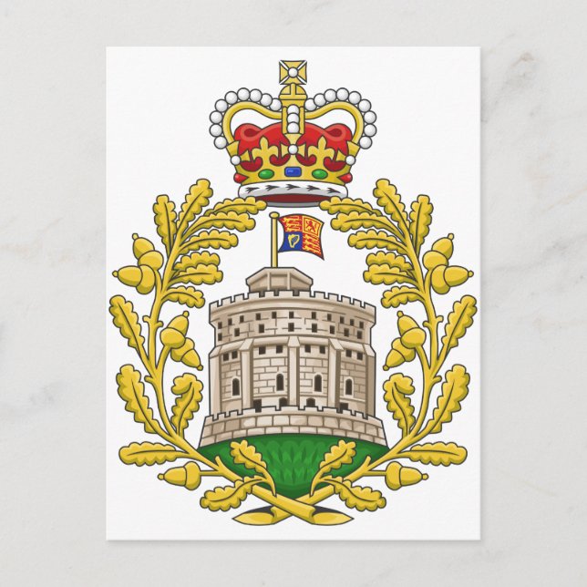 Badge of the House of Windsor Postcard (Front)