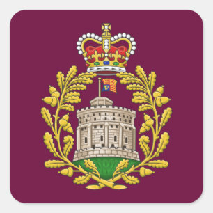 Badge of the House of Windsor Square Sticker