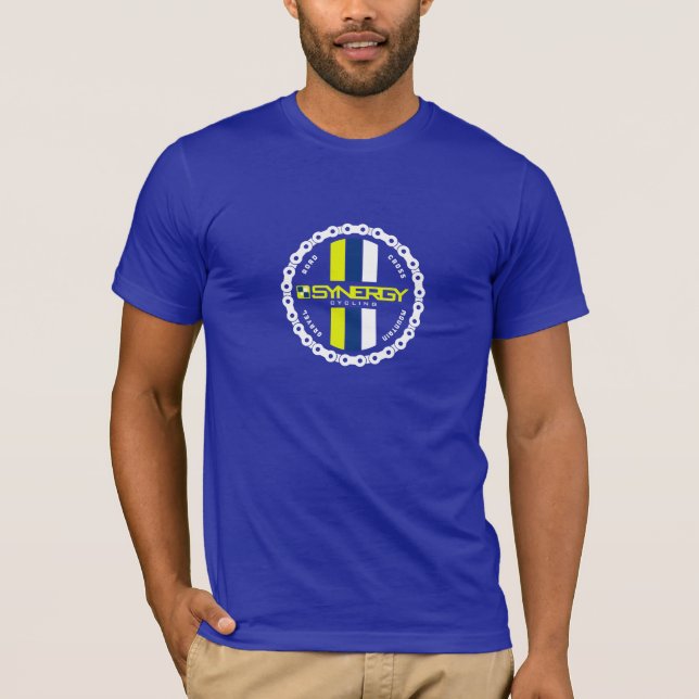 Badge on Blue Medium T-Shirt (Front)