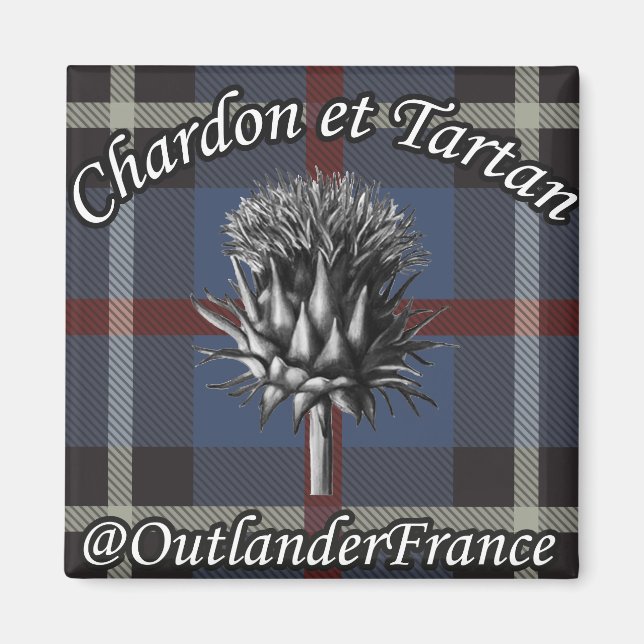 Badge Outlander France Magnet (Front)
