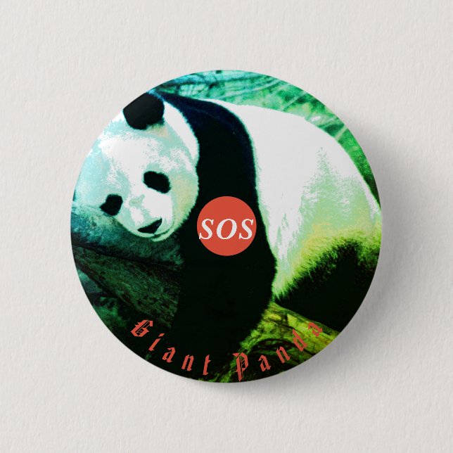 badge rond Panda - grand (Front)