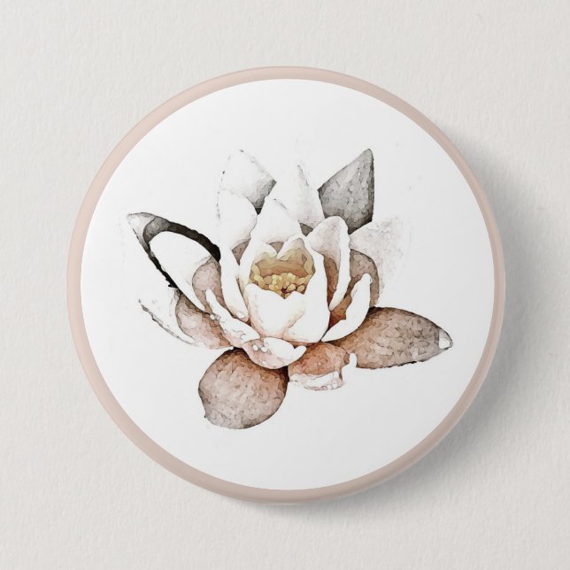 BADGE : WHITE LOTUS (Front)