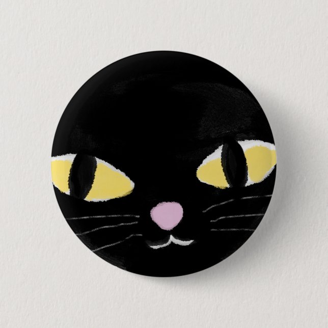 Badge with cat's eyes. (Front)