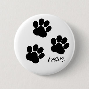 badge with paws