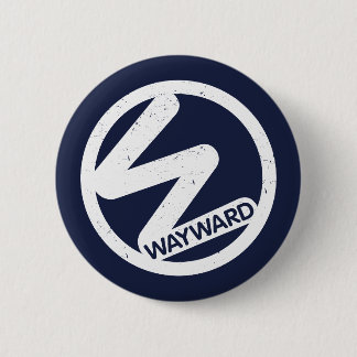 Badge with White Wayward Logo 
