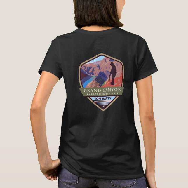 Badge - Women DARK Shirt back side (Back)