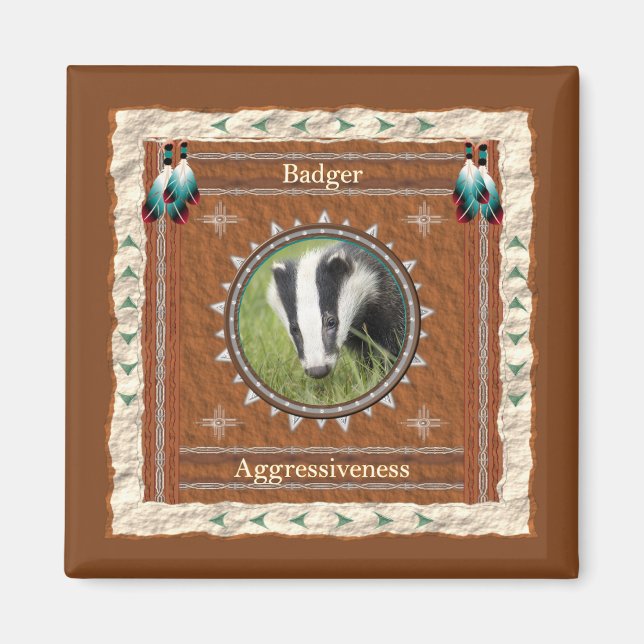 Badger Aggressiveness Energy Magnet (Front)