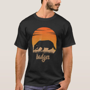 Badger Animal Hot In The Mounta In Nature T-Shirt