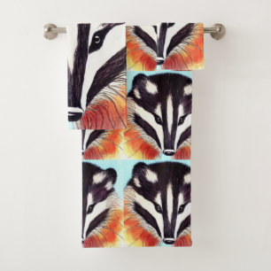 Badger Bath Towel Set