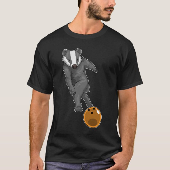 Badger Bowling Bowling ball T-Shirt (Front)