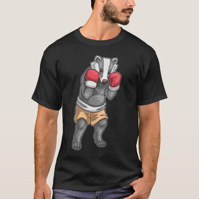Badger Boxer Boxing gloves Boxing T-Shirt (Front)