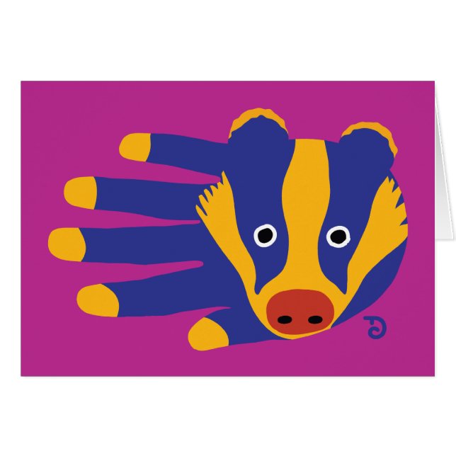 Badger card (Front Horizontal)