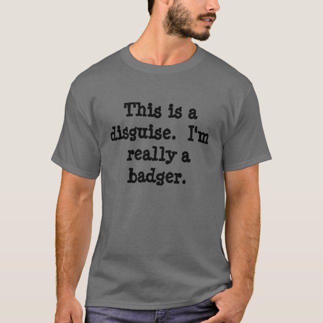 Badger Costume T-Shirt (Front)