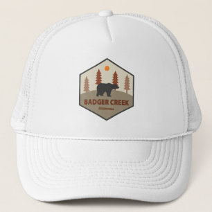 Badger Creek Wilderness Oregon Bear Trucker Hat