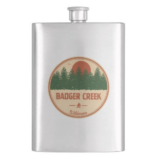 Badger Creek Wilderness Oregon Hip Flask