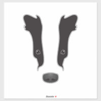 Badger Face Silhouette