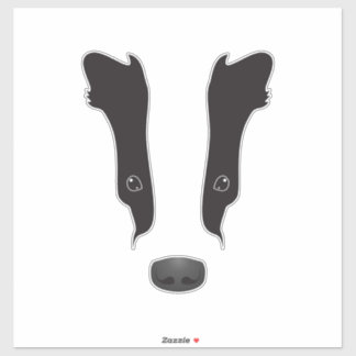 Badger Face Silhouette