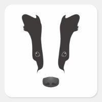 Badger Face Silhouette