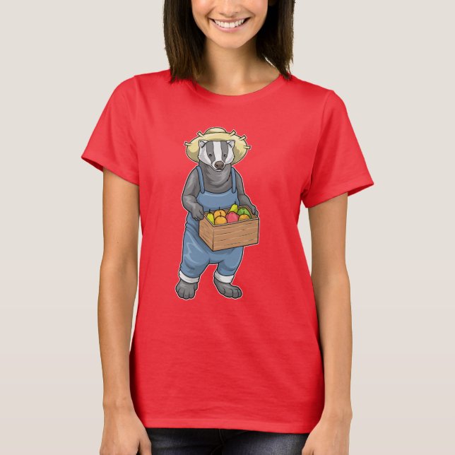 Badger Farmer Fruit T-Shirt (Front)