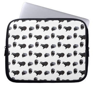 Badger Frenzy Laptop Sleeve (choose colour)