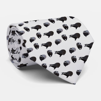 Badger Frenzy Tie Double Sided Print (Light Grey)
