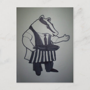 Badger from Wind in the Willows Postcard