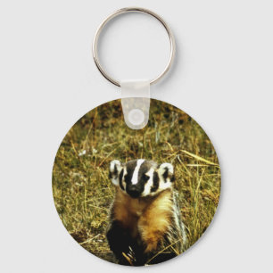 Badger Key Ring