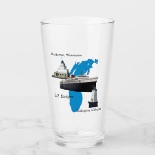 Badger Lake Michigan glass