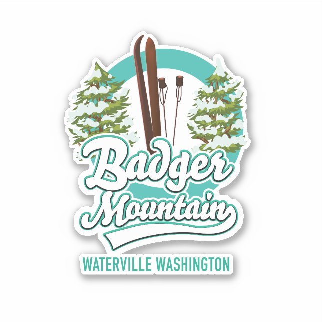 Badger Mountain Waterville Washington Ski logo (Front)