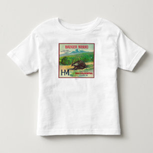 Badger Orange LabelExeter, CA Toddler T-Shirt