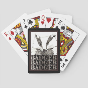 Badger playing cards (A281)