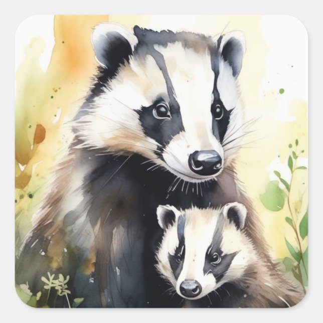 Badger Stickers (Front)