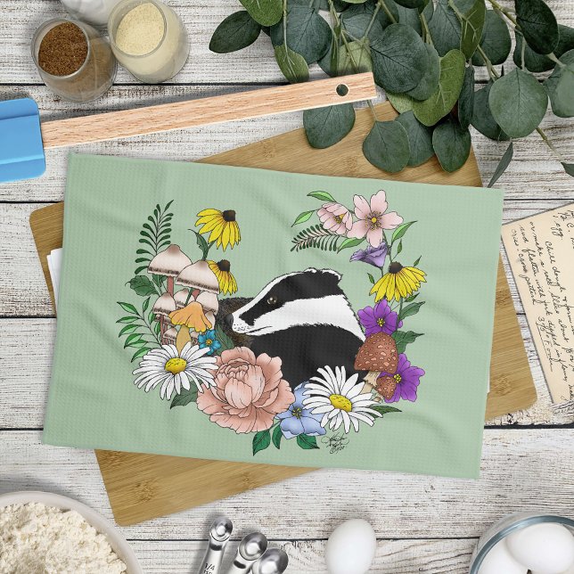 Badger Tea Towel (Creator Uploaded)