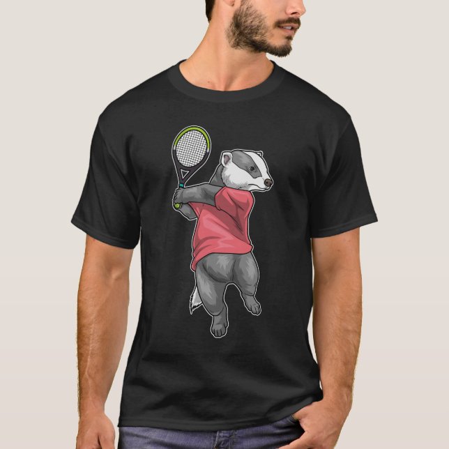 Badger Tennis Tennis racket T-Shirt (Front)