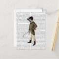 Badger The Rider Full Postcard | Zazzle