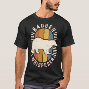 Badger Whisperer Vintage Classic Retro Animal Love T-Shirt