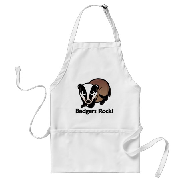 Badgers Rock! Standard Apron (Front)