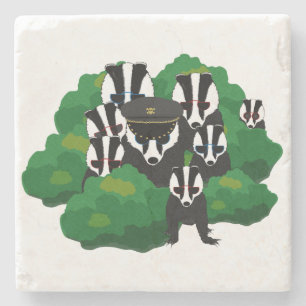 Badgers Stone Coaster