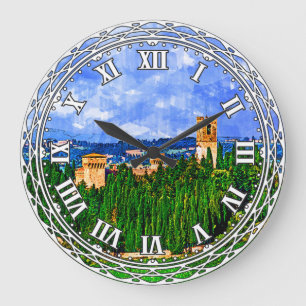 Badia A Passignano. Chianti. Tuscany. Italy. Large Clock