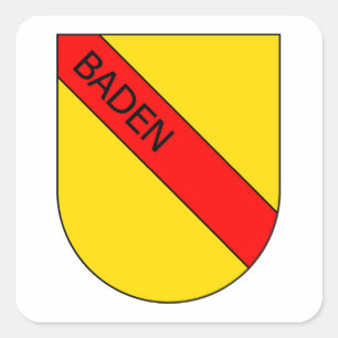 Badian Coat of Arms Square Sticker