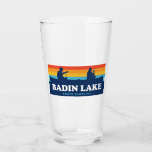 Badin Lake North Carolina Canoe Glass