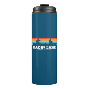 Badin Lake North Carolina Canoe Thermal Tumbler