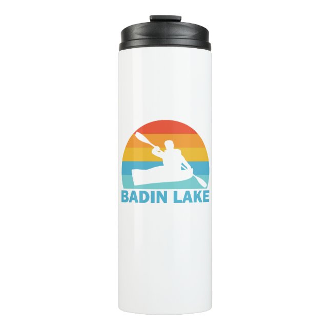 Badin Lake North Carolina Kayak Thermal Tumbler (Front)