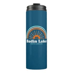 Badin Lake North Carolina Rainbow Thermal Tumbler