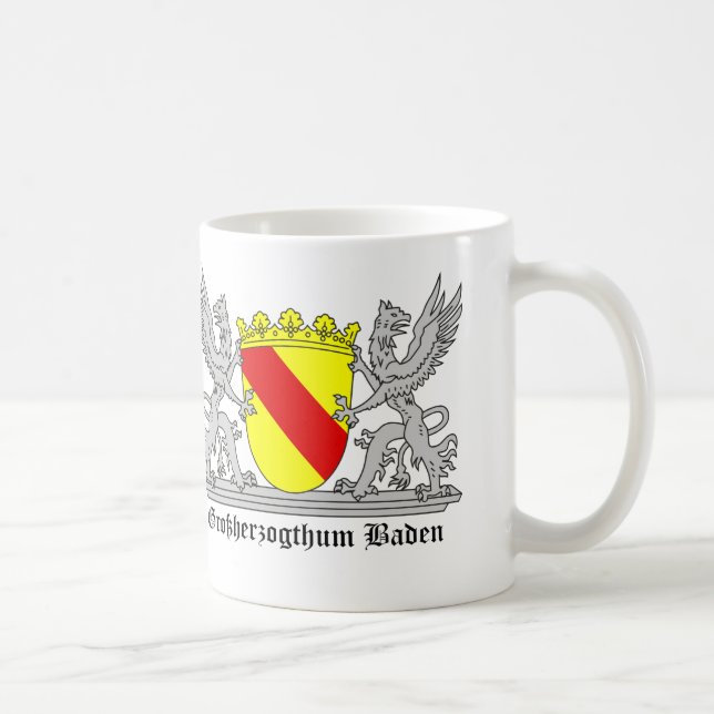 Badischer Greif (Grand Duchy of Baden) Coffee Mug (Right)