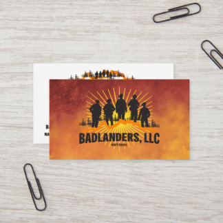 Badlanders LLC Business Card