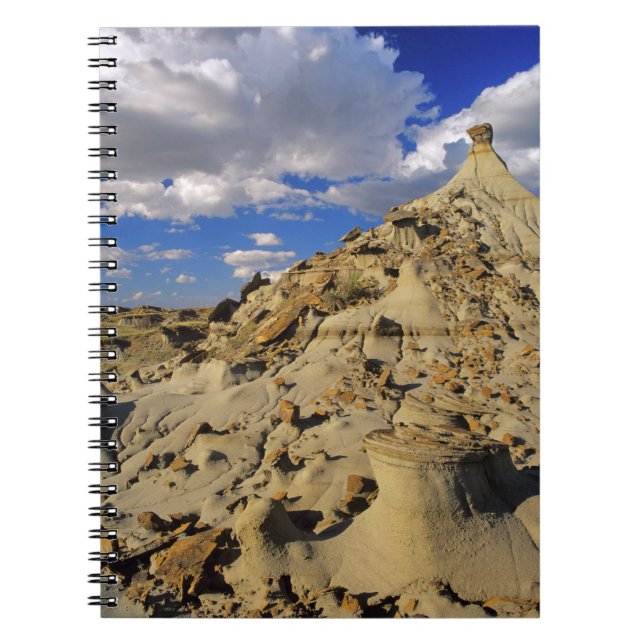 Badlands at Dinosaur Provincial Park in Alberta, 3 Notebook (Front)