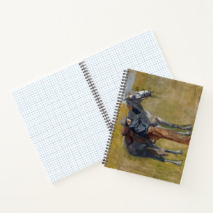 Badlands, Cowboy Horse Old West Thomas Eakins Notebook